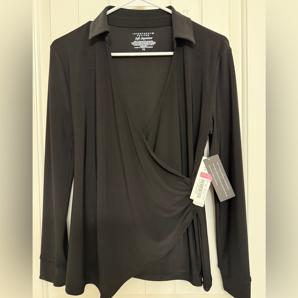 Investments Black Soft Separates Top